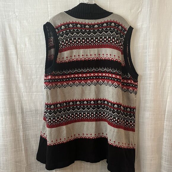 Laura Scott Women’s Holiday Sweater Vest Size 20/22W - Picture 5 of 9